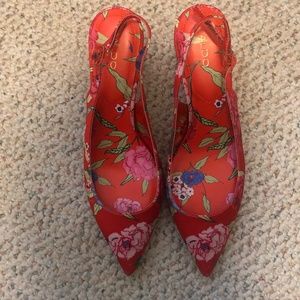 ALDO floral pumps